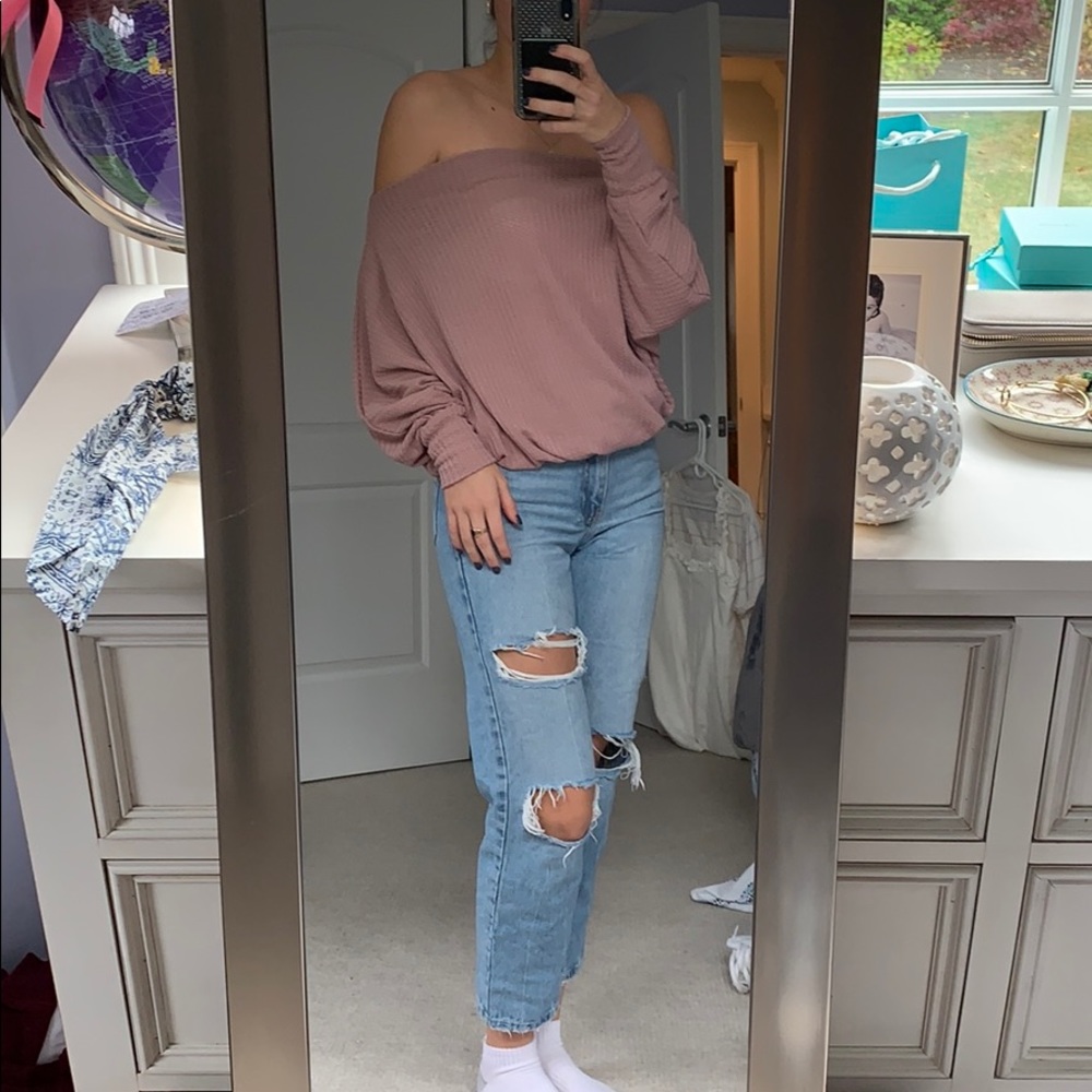 Off The Shoulder Sweater
